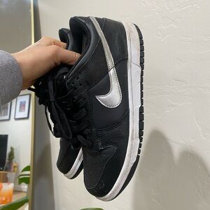 Black and Silver Nike Dunks